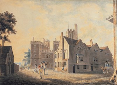 Udsigt over ærkebiskoppens palads, Lambeth af Joseph Mallord William Turner