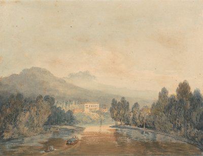 Villa Salviati ved Arno af Joseph Mallord William Turner