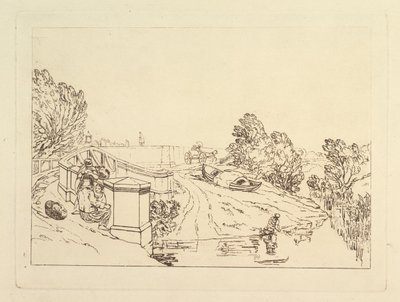 Vandkarsesamlere Liber Studiorum, del XIII, 1819. af Joseph Mallord William Turner