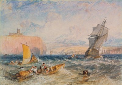 Whitby, 1824 af Joseph Mallord William Turner