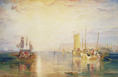 Whiting Fishing off Margate, 1823 (wc på papir) af Joseph Mallord William Turner