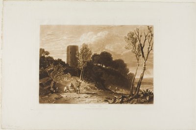 Winchelsea, Sussex, plade 42 fra Book of Studies af Joseph Mallord William Turner