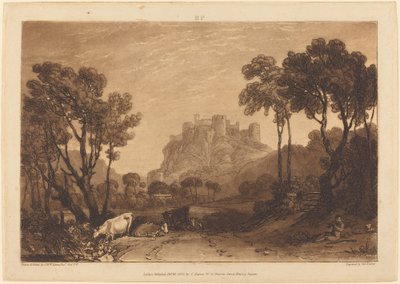 Slottet over engene af Joseph Mallord William Turner and Charles Turner