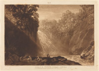 The Fall of the Clyde af Joseph Mallord William Turner and Charles Turner