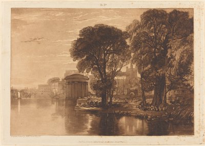 Isleworth af Joseph Mallord William Turner and Henry Edward Dawe
