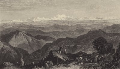 Snedækket område, fra Tyne eller Marma af after Joseph Mallord William Turner