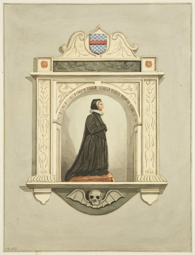 Monument over Mrs. James i St Mark