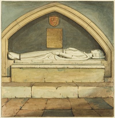 Monument af Robert, jarl af Gloucester, i South Aisle of St James