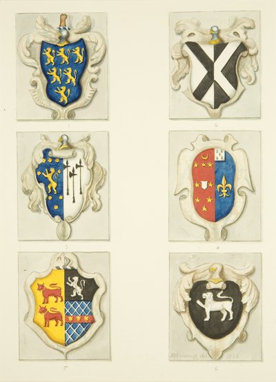 Monumentale våbenskjolde i St Philip