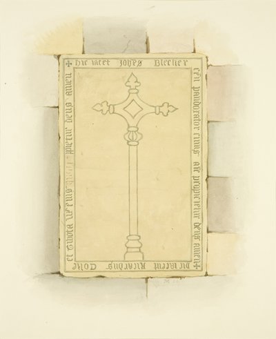 Gravsten foran Canynges