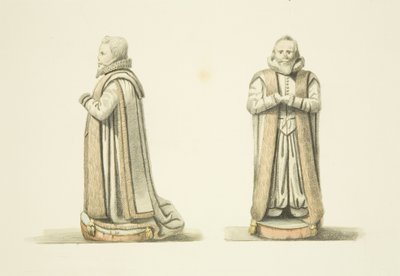 To visninger af billedet af William Swift (akvarel på papir) af Joseph Manning