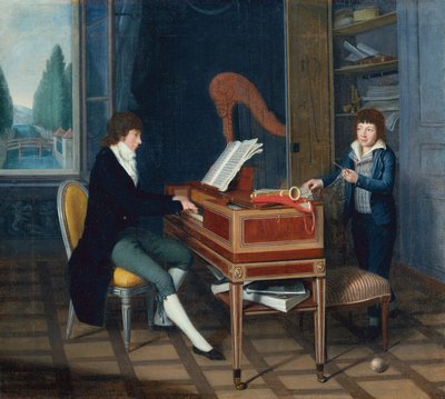 Louis og Alex Doxel af Joseph Marcellin Combette