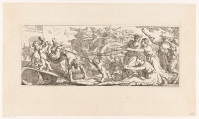 Årgangens tilbagevenden Les travaux de la vendange (serietitel) af Joseph Marie Vien (I)