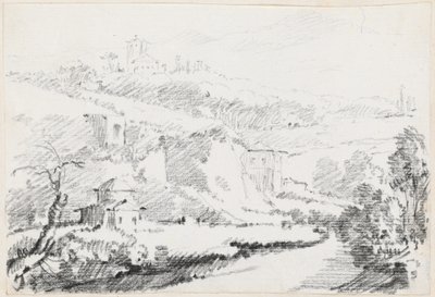 Landskab i Alban Hills af Joseph Marie Vien