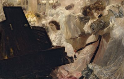 Bal blanc, i 1903 (olie på lærred) af Joseph Marius Avy