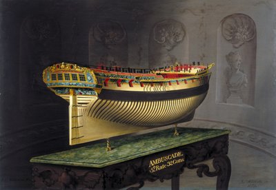 HMS Ambuscade, 1775 af Joseph Marshall