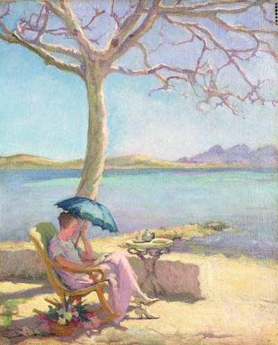 Middagssol (olie på lærred) af Joseph Milner Kite