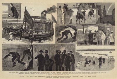 Efter den egyptiske kampagne, de særlige korrespondenters ferietur op ad Nilen af Joseph Nash