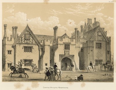 Compton Wynyates, Warwickshire af Joseph Nash