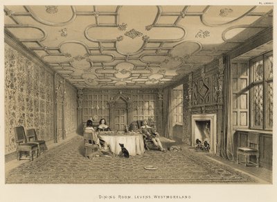 Spisestue, Levens, Westmoreland af Joseph Nash