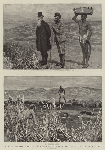 Hvordan en biskop var nødt til at svømme over en flod for at deltage i en konfirmation af Joseph Nash