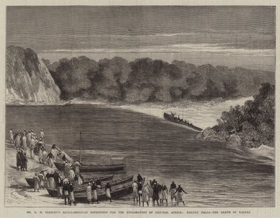 H. M. Stanleys anglo-amerikanske ekspedition til udforskning af Centralafrika, Kalulu Falls, Kalulus død af Joseph Nash