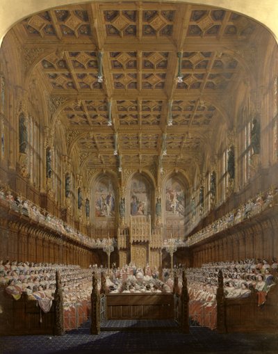 Dronning Victoria i Overhuset af Joseph Nash