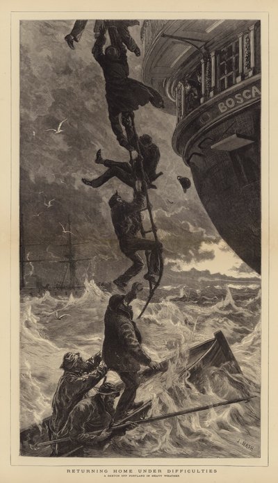 Hjemvendelse under vanskeligheder af Joseph Nash