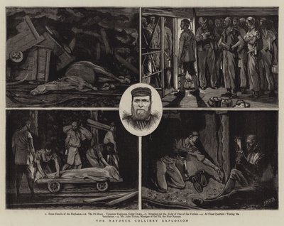 Haydock Colliery-eksplosionen af Joseph Nash