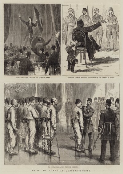 Med tyrkerne i Konstantinopel af Joseph Nash