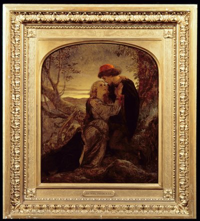 Lovers Tryst af Joseph Noel Paton