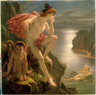 Oberon og havfruen af Joseph Noel Paton