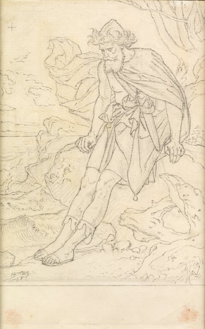 Ulysses på Ogygia af Joseph Noel Paton