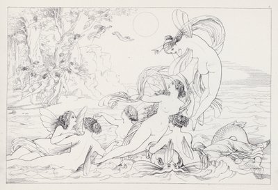 Shakespeares Stormen, 1. akt, scene 2 af Joseph Noel after Paton