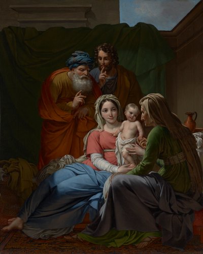Den hellige familie, ca. 1820 af Joseph Paelinck