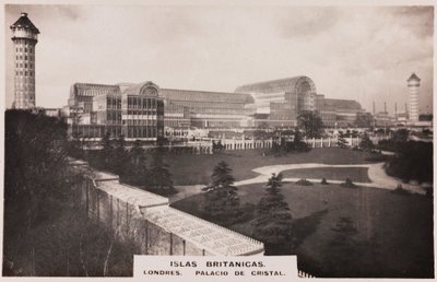 Udsigt over Crystal Palace i London af Joseph Paxton