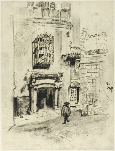 En døråbning, Toledo af Joseph Pennell