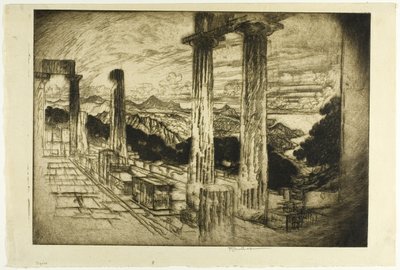 Aegina af Joseph Pennell