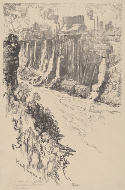 Amerikansk Tivoli af Joseph Pennell