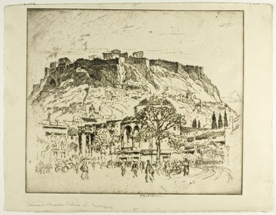 Gamle, middelalderlige og moderne Athen, moskeen af Joseph Pennell
