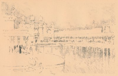 Auto-litografi af J. Pennell, c1877-1898, 1898 af Joseph Pennell