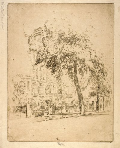 Big Tree - Cheyne Walk af Joseph Pennell
