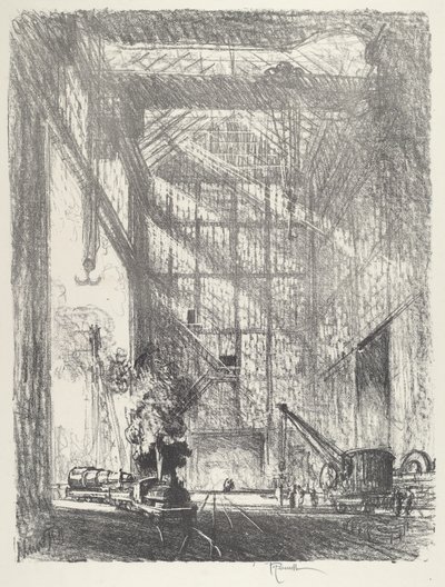 Indbringelse af pistolen af Joseph Pennell