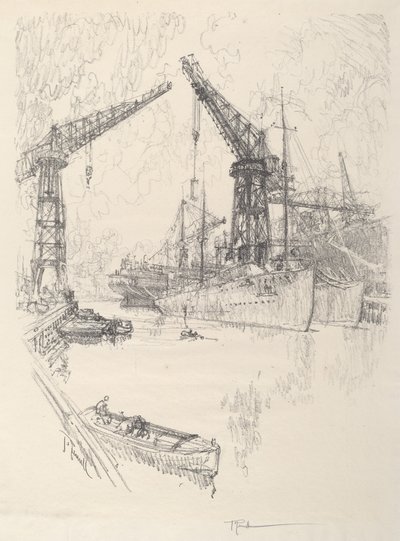 Bygningsdestroyere af Joseph Pennell