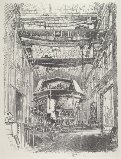 At bygge det store tårn af Joseph Pennell