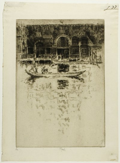 Byzantinsk palads, Venedig af Joseph Pennell