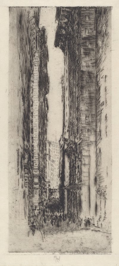 Canyon, nr. III af Joseph Pennell