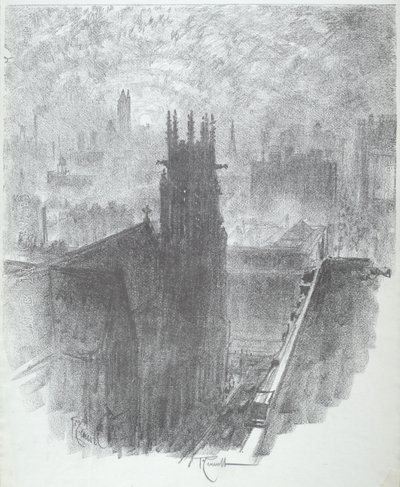 Christ Church, St. Louis af Joseph Pennell
