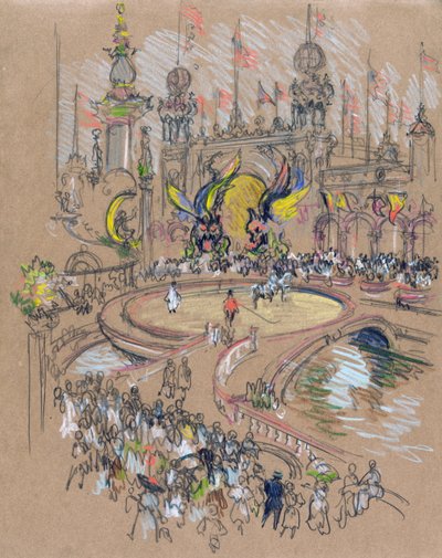 Coney Island af Joseph Pennell