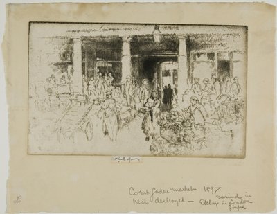 Covent Garden af Joseph Pennell